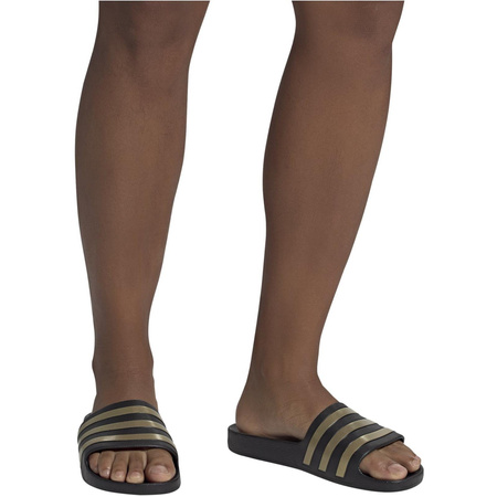 Klapki unisex adidas ADILETTE AQUA SLIDES czarne EG1758
