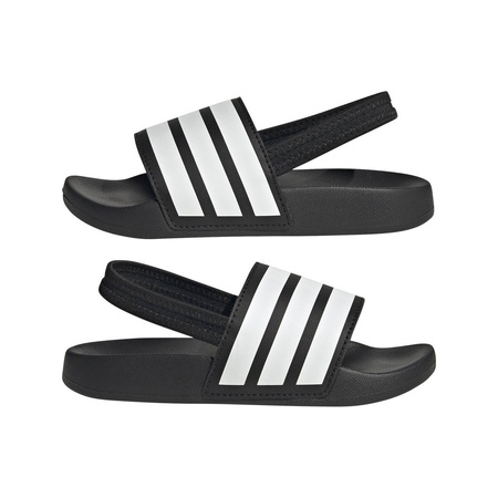 Klapki dziecięce adidas ADILETTE ESTRAP I czarne JR5328