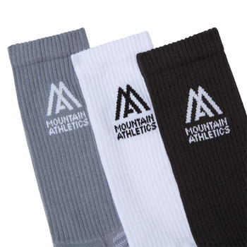 Skarpety unisex The North Face MULTI SPORT MA CUSH CREW 3-PACK wielokolorowe NF0A8GB8NFO