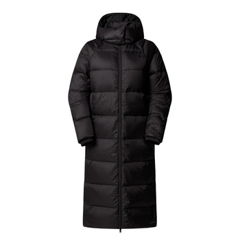 Parka puchowa z kapturem damska The North Face HYDRENALITE CITY LONG DOWN czarna NF0A8D3NJK3