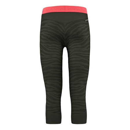 Legginsy termiczne męskie Salewa CRISTALLO WARM 3/4 zielone 00-0000028209_5280