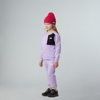 Komplet dresowy dziecięcy The North Face PERFORMANCE FLEECE fioletowy NF0A8CV0QZI