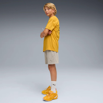 Koszulka chłopięca Puma X SONIC RELAXED GRAPHIC złota 63238162
