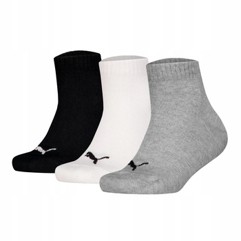 Skarpety dziecięce Puma KIDS PLAIN QUARTER 3-PACK wielokolorowe 93880901