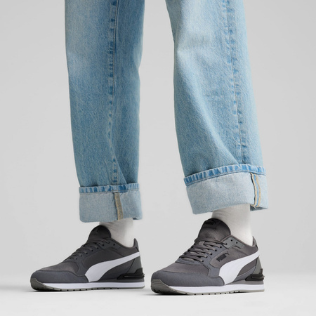 Buty sportowe męskie Puma ST RUNNER V4 MESH szare 39966603