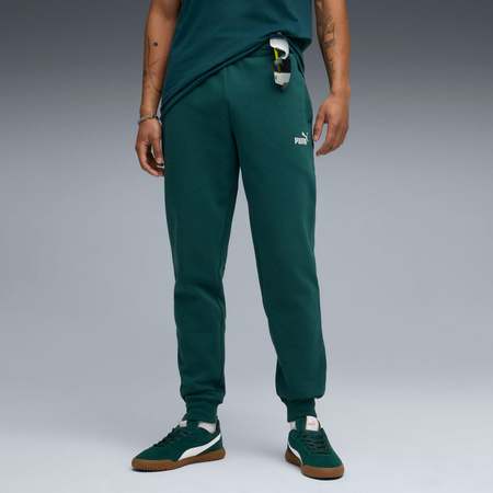 Spodnie dresowe męskie Puma ESS NO.1 LOGO FL CL zielone 68260775
