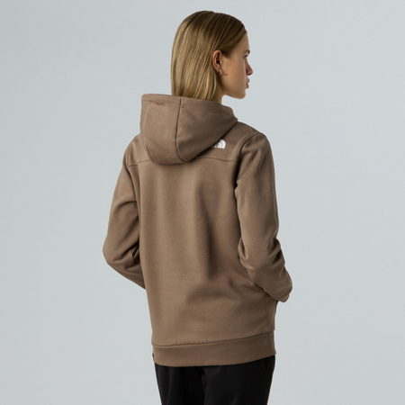 Bluza z kapturem damska The North Face SIMPLE DOME brązowa NF0A89EYBOW