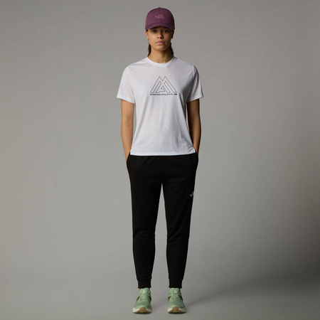 Koszulka trekkingowa damska The North Face MOUNTAIN ATHLETICS FLEX biała NF0A8944FN4