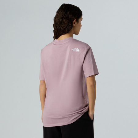 Koszulka damska The North Face ESSENTIAL OVERSIZED fioletowa NF0A87NQD2Q