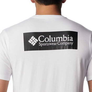 Koszulka męska Columbia NORTH CASCADES biała 1834041118
