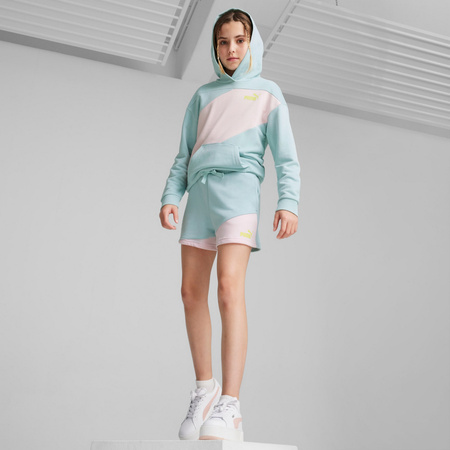 Spodenki dziewczęce Puma POWER COLORBLOCK TR niebieskie 67936622