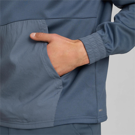 Bluza z kapturem męska Puma FIT PWRFLEECE niebieska 52212418