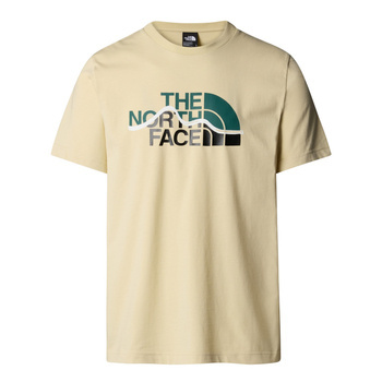 Koszulka męska The North Face MOUNTAIN LINE beżowa NF0A87NT3X4