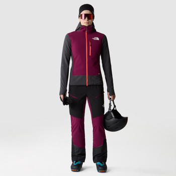 Kurtka narciarska damska The North Face DAWN TURN HYBRID VENTRIX bordowa NF0A7Z92O1R
