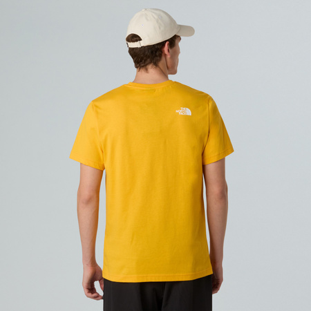 Koszulka męska The North Face S/S NEVER STOP EXPLORING żółta NF0A87NS56P