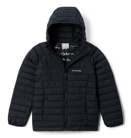 Kurtka puchowa dziewczęca Columbia POWDER LITE II czarna 2090043010