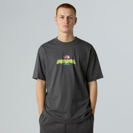 Koszulka unisex The North Face EXPEDITION CELEBRATION OVERSIZED szara NF0A8E3CRHI
