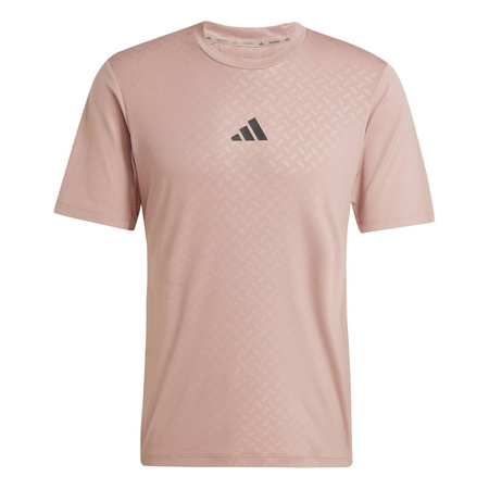 Koszulka treningowa męska adidas POWER 3-STRIPES różowa JI8217