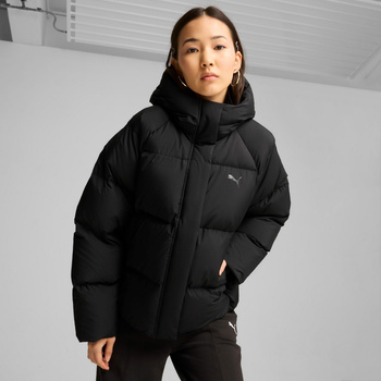 Kurtka z kapturem damska Puma DOWN PUFFER czarna 62648701