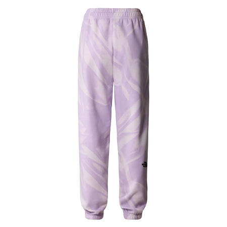 Spodnie dresowe damskie The North Face ESSENTIAL JOGGER PRINT fioletowe NF0A881EUI6