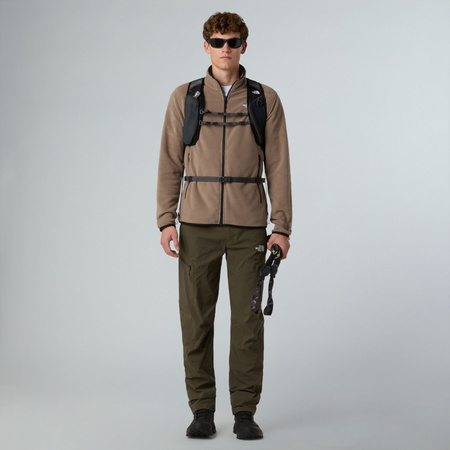 Polar męski The North Face GLACIER FLEECE brązowy NF0A8D0RBOW