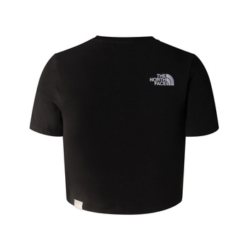 Koszulka damska The North Face ESSENTIAL CROPPED czarna NF0A55AOJK3