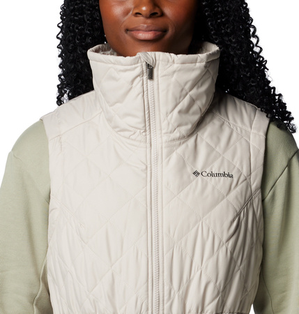 Bezrękawnik puchowy damski Columbia COPPER CREST II beżowy 2086621278