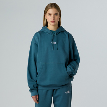 Bluza z kapturem damska The North Face ESSENTIAL niebieska NF0A89ENBQ5