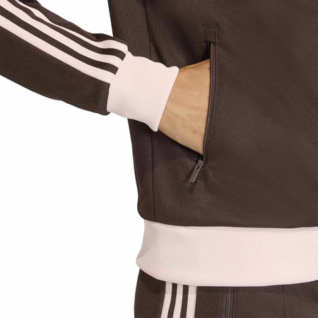 Bluza dresowa damska adidas CLASSIC brązowa KD3742