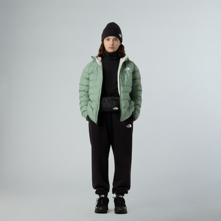 Kurtka puchowa z kapturem dziewczęca The North Face PERRITO zielona NF0A88UEBQ1