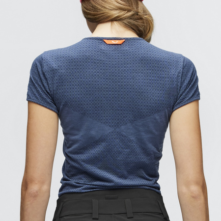 Koszulka damska Salewa ZEBRU MEDIUM WARM granatowa 00-0000027960_8670