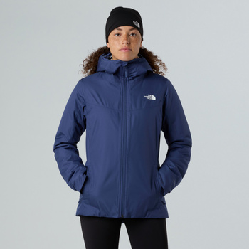 Kurtka z kapturem damska The North Face QUEST INSULATED niebieska NF0A3Y1JBOT
