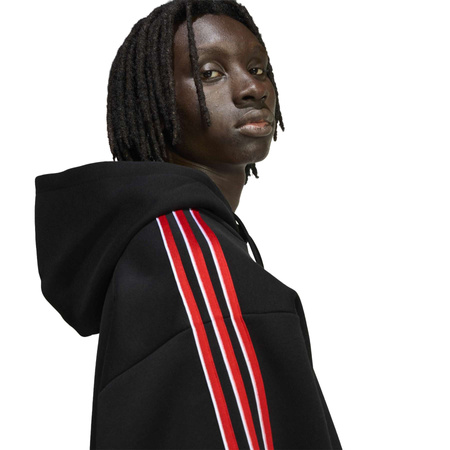 Bluza z kapturem męska adidas TIPPED STRIPES czarna KE3449