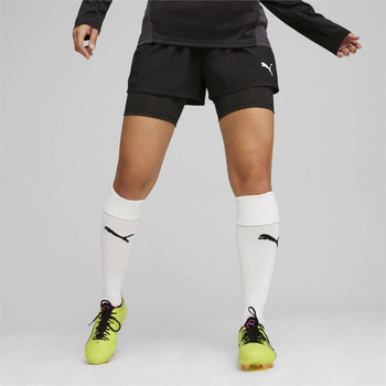 Spodenki damskie Puma TEAMGOAL 2IN1 czarne 65877503