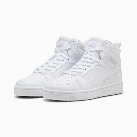 Buty sportowe dziecięce Puma REBOUND V6 MID JR białe 39383105