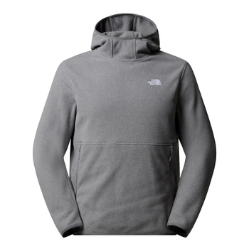 Polar z kapturem męski The North Face GLACIER FLEECE PULLOVER szary NF0A8D0SCQI