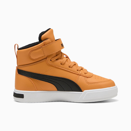 Buty sportowe chłopięce Puma CAVEN MID FUR PS pomarańczowe 40183401