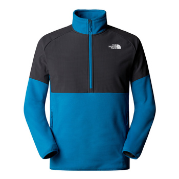 Polar męski The North Face GLACIER 1/2 ZIP niebieski NF0A89JHDLE