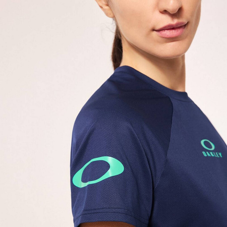 Koszulka rowerowa damska Oakley FREE RIDE JERSEY granatowa FOA500568-6LE