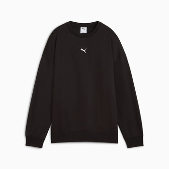 Bluza damska Puma ESS OVERSIZED CREW FL czarna 68540001