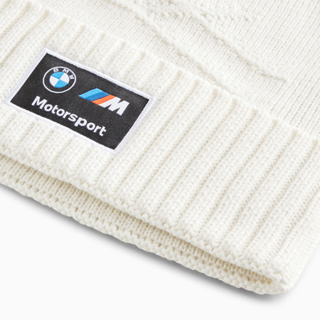 Czapka zimowa unisex Puma BMW MMS CLASSIC CUFF biała 02567002