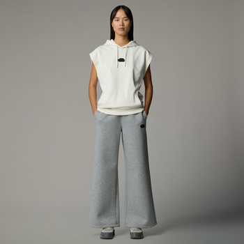Spodnie dresowe damskie The North Face WIDE LEG szare NF0A8C25EC4