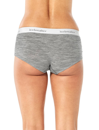 Majtki damskie Icebreaker SPRITE HOT szare IB103023016