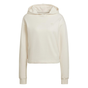 Bluza z kapturem damska adidas Cropped beżowa HE6885