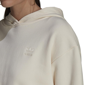 Bluza z kapturem damska adidas Cropped beżowa HE6885