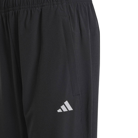 Spodnie dresowe dziecięce adidas TRAINING AEROREADY WOVEN czarne IR6197