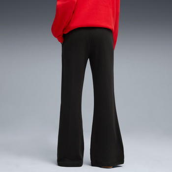 Spodnie dresowe damskie Puma HER COMFORT HW STRAIGHT FL czarne 63301001