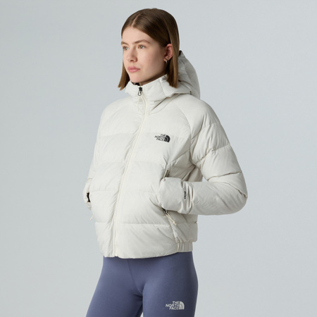 Kurtka puchowa z kapturem damska The North Face HYALITE DOWN beżowa NF0A8E75QLI