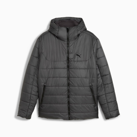Kurtka puchowa męska Puma ESS HOODED PADDED szara 68521144