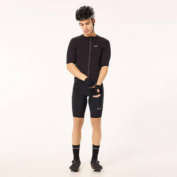 Koszulka rowerowa męska Oakley GRIDSKIN PINSTRIPE JERSEY Q36.5 czarna FOA405953-02E